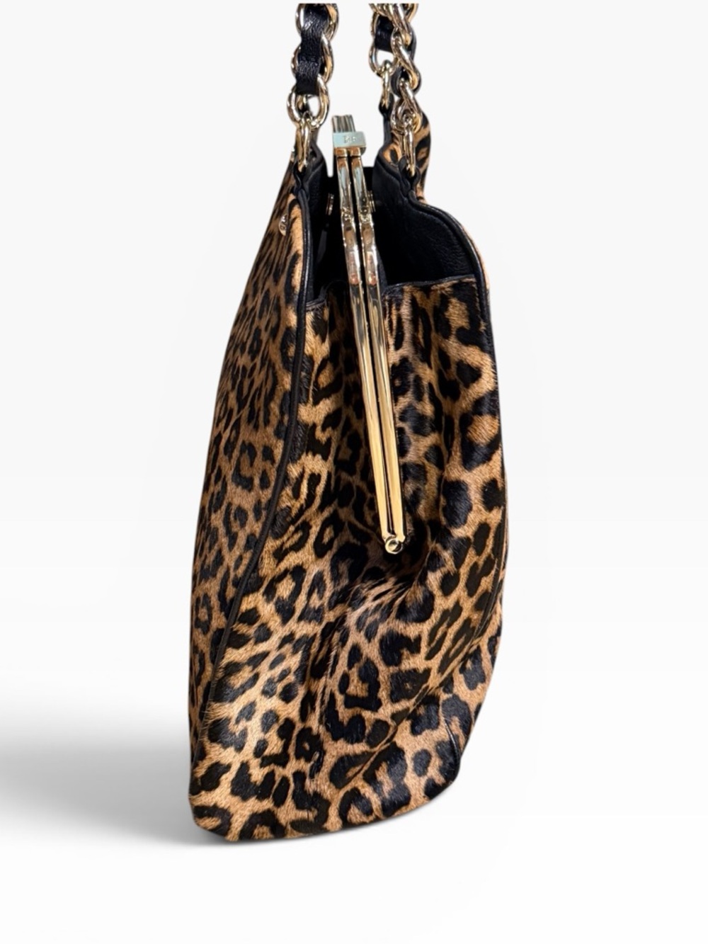 Kate Spade Leopard Print Calf Hair Shoulder Bag - Picture 6 of 16